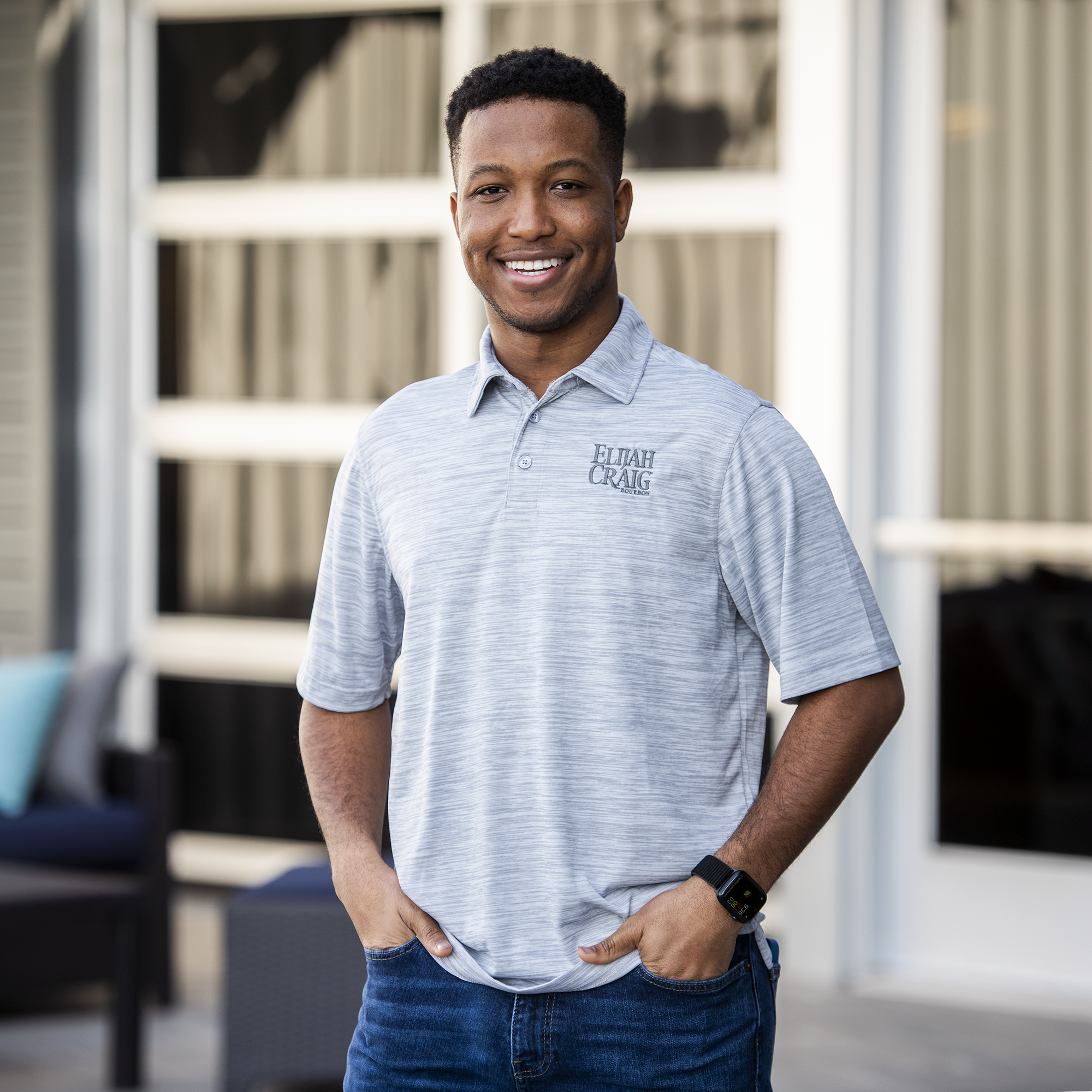 Men's Space Dye Performance Polo