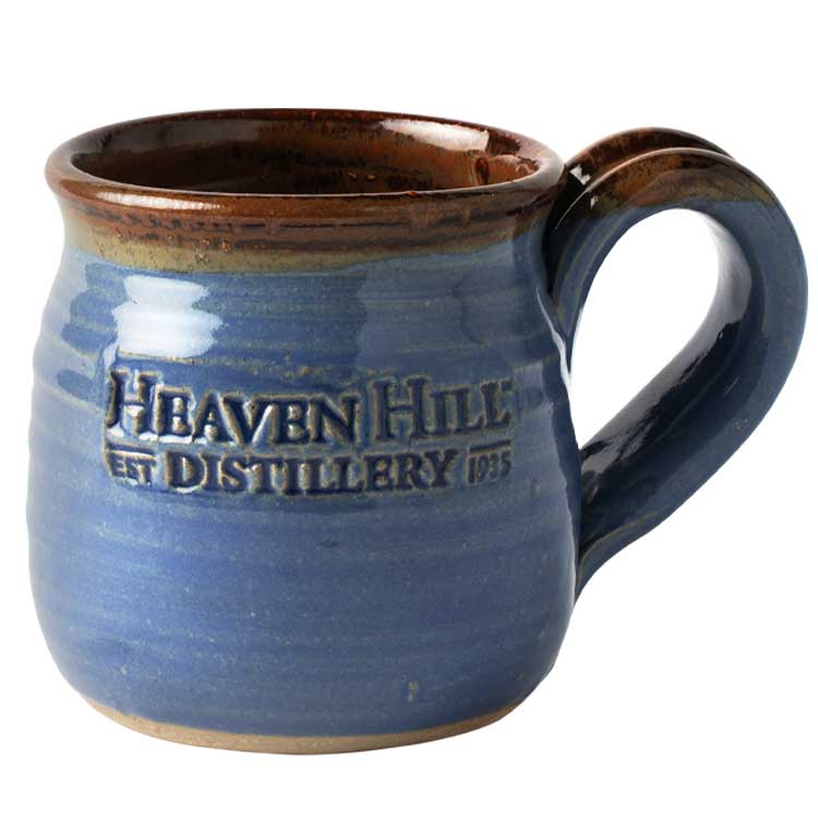 Pottery Mug-BLUE/TAN