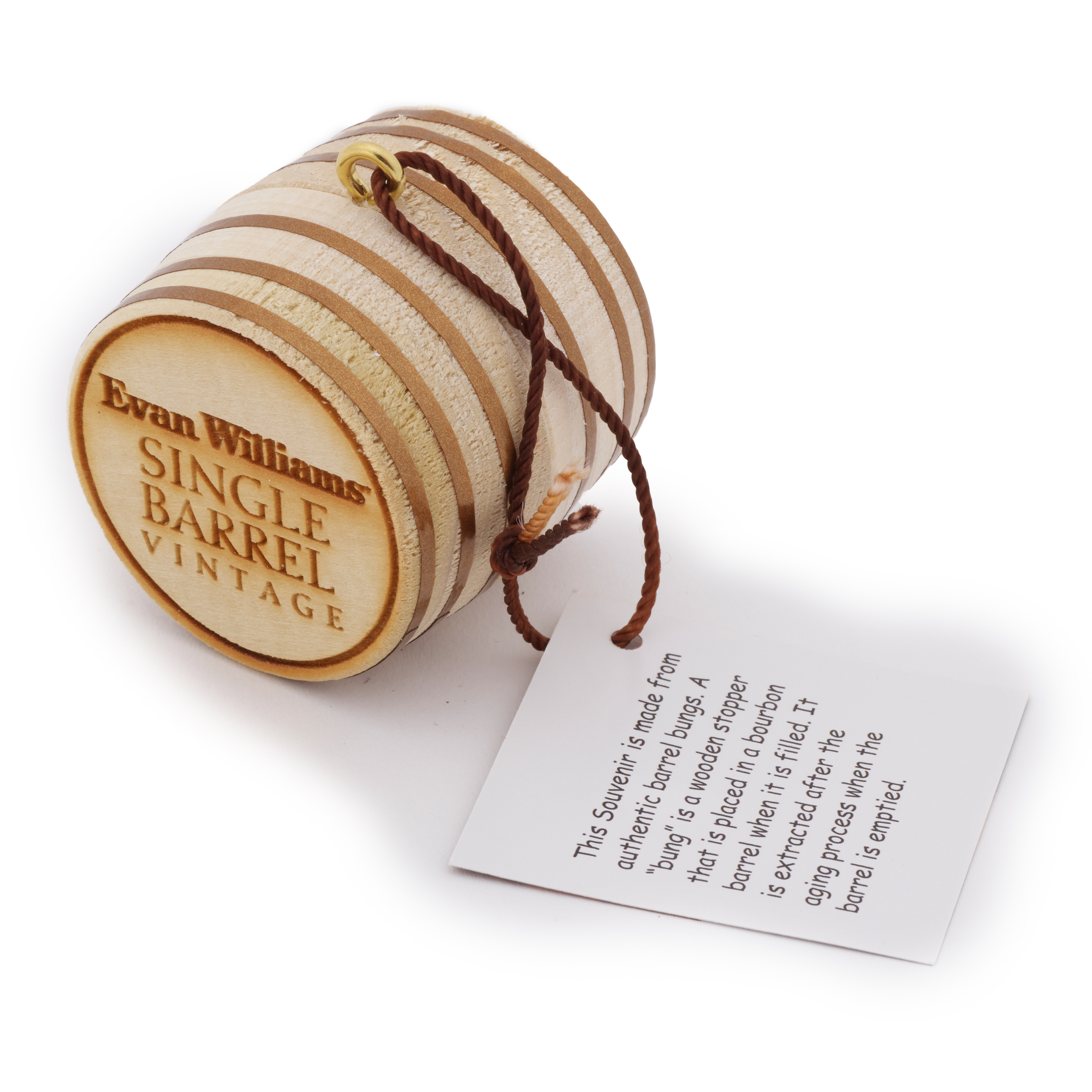 Evan Williams Single Barrel Bung Ornament